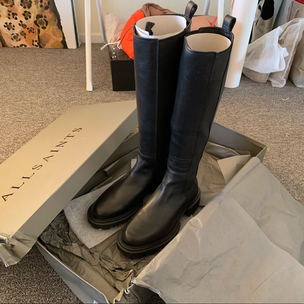 Brand New allsaints knee boots